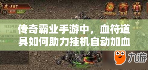 傳奇霸業(yè)手游中，血符道具如何助力掛機自動加血并提升戰(zhàn)力？