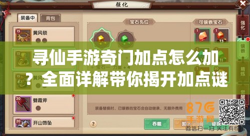 尋仙手游奇門(mén)加點(diǎn)怎么加？全面詳解帶你揭開(kāi)加點(diǎn)謎團(tuán)！